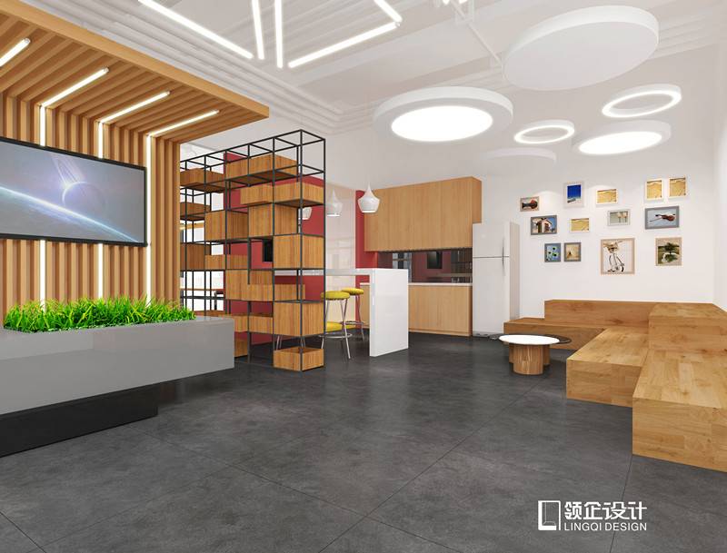 开放式办公怎样装修效果图